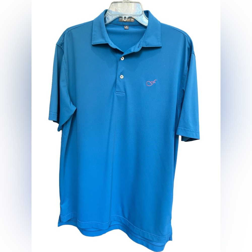 Peter Millar Three Button Collared Polo Shirt. Si… - image 3